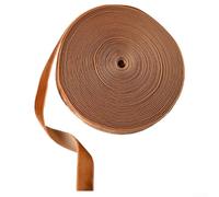 10m Christmas Decoration Velvet Ribbon Ribbon Diy Bow Tie Ribbon,for present Wrapping Bow Making Christmas Wreath Decoration (Brown)