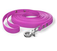 10m drag leash, dog leash, hand loop, magenta, very sturdy, dirt and water repellent
