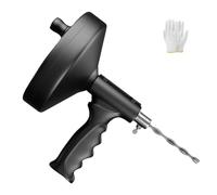 10M Drain Cleaning Spiral, Effective Drain Snake as a Blockage Remover, Practical Tool for Clearing Blockages in Sewers, Kitchens, Bathrooms, Showers and Toilets