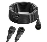 10M Extension Cable, 2 Pin LED Connector IP65 Waterproof Extension Lead Cord for G40 Globe Lights, Outdoor Festoon Lights, Icicle Fairy Lights, Net Lights, String Lights