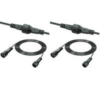 10M Extension Cable, 32.8Ft 2 Pin LED Connector IP65 Waterproof Extension Lead Cord for G40 Globe Lights, Outdoor Festoon Lights, Icicle Fairy Lights, Net Lights, Christmas String Lights (Pack of 2)