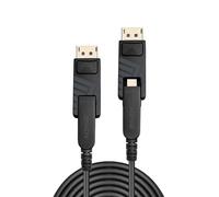 10m Fibre Optic Hybrid Mini DisplayPort 1.4 Cable
