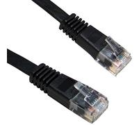 10m Flat Slim CAT5e Patch Cable Lead LSZH RJ45 Network Ethernet Data Low Smoke