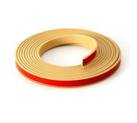10m Furniture Edge Banding Protector Fit 28mm Wide, U-Shape Veneer Edging for Cabinet Corner Countertop Plywood Wood, Beige