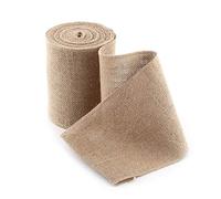 10M Hessian Burlap Woven Rustic Hessian Jute Burlap Fabric Ribbon Table Runner Wedding DecorationsParty Decoration for Parties (15CM) Handcraft Materials