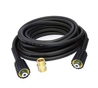 10m High Pressure Washer Hose Flexible Power Washer Extension Hose Jet Wash Extension Hose M22/14mm Female to Male Connector, Working Pressure 180Bar/2610PSI