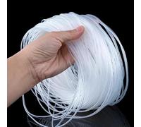 10m Inner Diameter 0.3-2mm Food Grade Transparent Silicone Tube Heat Resistant Flexible Hose Medica Laboratory Silicone Tube(10M_ID 0.8MM X OD 1.9MM)