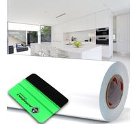 10m Oracal 621 Glossy 010 White Line Marker + Squeegee Self-Adhesive...