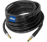 10m Pressure Washer Hose, Heavy Duty Replacement Hose with Click Plug Quick Connector, Compatible with Karcher K2 K3 K4 K5 K6 K7 High Pressure Jet Washers