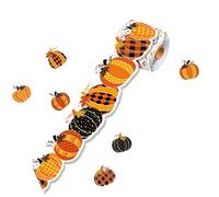 10m Pumpkin Bulletin Border Trim Thanksgiving Bulletins Board Borders Autumn Sticker for Decoration Bulletin Board Pumpkin Trim Classroom