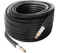 10M Replacement Pressure Washer Hose Compatible with Kärcher K Series Pressure Washers K2 K3 K4 K5 K6 K7, Click Type Plug Quick Connector, Garden Extension Hose Spare Parts Accessories