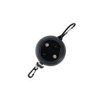 10M Retractable Clothesline Outdoor Travel Portable Clothes Drying Rack Windproof Washing Line Camping Laundry Hanger(Black)
