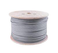 10M RJ45 Cat6A Network Cable 10G SFTP Double Shielded Multi-Strand Wire Twisted Pair CAT 6A R J45 Patch Cord Ethernet Lan Cables (Color : Grey, Size : 20m)