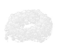 10M Roll Pearl String,Fishing Line Artificial Bead Garland for Wedding Centerpieces Bridal Bouquet DIY Crafts (White)