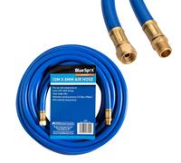Bluespot 07952 10m x 8mm Air Hose with 1/4" BSP Fittings
