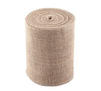 10M Rustic Hessian Jute Ribbon Fabric Table Runner Wedding Decor, Elegant and Versatile, Adds Beautiful Scenery for Occasions, Easy to Cut Into Various Shapes (15cm)