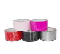 10m Self Adhesive Bondage Tape (2 Set, Black and Red)