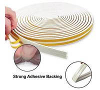 10M Self Adhesive Door And Window Seal Strip Tape Acoustic Foam Weatherproof