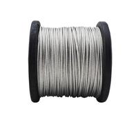 10m Soft Thin 0.5mm-2mm 304 Stainless Steel Wire Rope - Flexible, Durable, Ideal for Crafts, DIY Projects, and Industrial Use