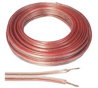 10m 0.75mm Speaker Cable 19 AWG Home Cinema Hi-Fi Audio Surround Sound CCA Wire Reel Loops Multi One Size