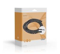 10m Spiral Wrap Cable Binding Tidy Leads on TV PC Home Cinema CCTV Wires Hide