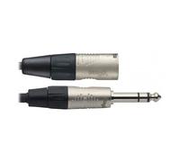 Stagg 20378 10 m 1x Stereo 3 Pin Male XLR Connectors Audio Cable - Black