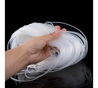 10M Transparent Silicone Hose Tube ID 0.3 0.5 0.8 1.2 1.5 1.8 2 2.5 3 4 5 6mm Small Capillary Food Grade Clear Pipe Flexible (Color : 10M, Size : ID 1.3mm x 2.3mm OD)