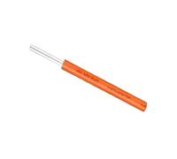 10m UL1007 Single Core Copper Wire 26 24 22 20 18 16 14AWG PVC Insulation Solid Tinned Plating Electronic Cable Line(Orange 10m,22AWG)