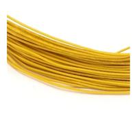 10M UL1007 Single Core Copper Wire PVC Insulation Solid Tinned Plating Line Electric Cable Line(Yellow,22AWG)