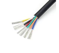 10m UL2464 Multi-Core Wire 30 28 26 24 22 20 18 16 14AWG X 2 3 4 5 6 7 8 9 10 Cores Channel Audio Power Cable Sheathed Wires(7 Cores,20AWG)