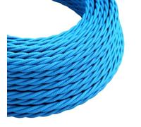 10m Vintage Braided Electrical Wire 2 Core Antique Twisted Lighting Cable