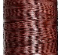 10m Waxed Jewellery Cord 1mm thick woven nylon strong thread for Beading, Bracelet, Necklace making, Arts, Crafts & DIY (Brown)