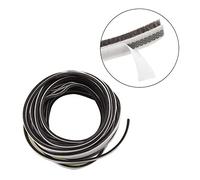 10m Weather Strip High Performance Draught Excluder Brush for Door Sealing and Insulation (9×5mm Grey)