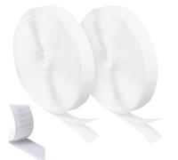 10m X 22mm Hook and Loop Strip Tape Self Adhesive Back Fastening Tape Sticky Hook and Loop Fastener Extra Strong Heavy Duty Fabric Fastene Rolls for Home, Office, Wall, Floor, Glass, DIY Craft