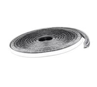 10m x 9mm x 9mm Doors Brush Seal, Draught Excluder Insulation Soundproofing Door Window Seal, Self-Adhesive Brush Weather Strip, Grey Door and Window Air Barrier