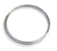 10Meter/roll 304 Stainless Steel Hard Wire Spring Steel Wire 0.1/0.2/0.3/0.4/0.5-1mm Steel Wire Cord Line Rustproof Handmade DIY (Size : 0.1mm)