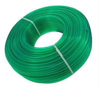 10Meter x 4mm*6mm Green Semi-Transparent PVC Pipe Tubing - Designed primarily for Transporting Non-pressurized palatable Liquids, air, Plant Protection fluids, and Light Chemicals.