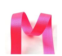 10Meters 20-50mm Nylon Webbing Tapes Ribbons for Belt Dog Collar Backpack Strap by The Meter Bias Binding DIY Sewing Accessories(FluorescentRoseRed,50mm)