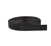 10Meters 20-50mm Nylon Webbing Tapes Ribbons for Belt Dog Collar Backpack Strap by The Meter Bias Binding DIY Sewing Accessories(RD109-Black,50mm)