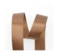 10Meters 20-50mm Nylon Webbing Tapes Ribbons for Belt Dog Collar Backpack Strap by The Meter Bias Binding DIY Sewing Accessories(RD001-Khaki,50mm)