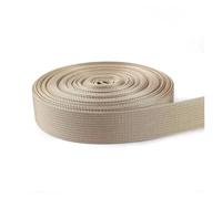 10Meters 20-50mm Nylon Webbing Tapes Ribbons for Belt Dog Collar Backpack Strap by The Meter Bias Binding DIY Sewing Accessories(RD109-Khaki,32mm)