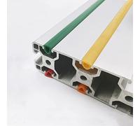 10Meters Flat Seal, 20/30/40/50 Series 6mm/8mm/10mm for 2020 Aluminum Profile Soft Slot Cover/Panel Holder C-Beam Machine(White,Solt 6mm)