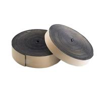 10Meters/roll Single Side Self-Adhesive Rubber Foam Sealing Strip Black EPDM Sponge Seal Waterproof Soundproof Anti-Collision Strips(5x50mm)