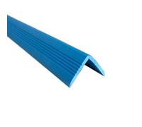 10Meters Stair Nosing Self Adhesive Edge Protector, Wall Corner Waterproof Edging Anti Slip Trim PVC Strips Staircase Step Treads(Deep Blue,2.5x2.5CM 10meter)