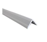10Meters Stair Nosing Self Adhesive Edge Protector, Wall Corner Waterproof Edging Anti Slip Trim PVC Strips Staircase Step Treads(Grey,3.5x3.5CM 10meter)