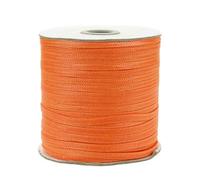 10meters Width 5mm Flat Waxed Cord Thread Line Black Red White Korean Cotton Rope String For Jewelry Necklace Bracelet Making