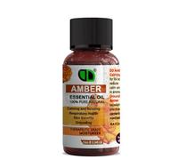 10ml | Amber Essential Oil Blend, 100% Pure & Natural Diffusers, Aromatherapy & Massage Blends | Perfect as a Gift | Vegan, GMO Free