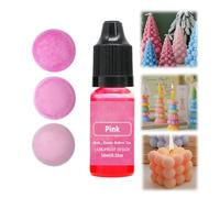 10ml Candle Wax Dye,Highly Concentrate Candle Colour Dye,Candle W-ax Dy-e for Cand-le Making,Can-dle Dy-e for Soy Wa-x,Wa-x Colouring for Can-dle Making,Soap D-ye for Soap Mak-ing,Melt Colour,Pink