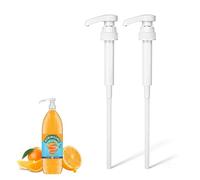 10ml Coffee Syrup Pump,2 Pack Syrup Pump Compatible with MONIN 1Liter Syrup Bottles,Universal Leak-Proof 10ml per Pump for Cherry White Chocolate Vanilla Blueberry Cocktails Frappes