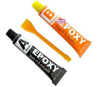 10ml Each Epoxy Glue Adhesive Clear Strong 2 Part Resin Plastic Ceramic Glass Rubber Metal (Set of 2)